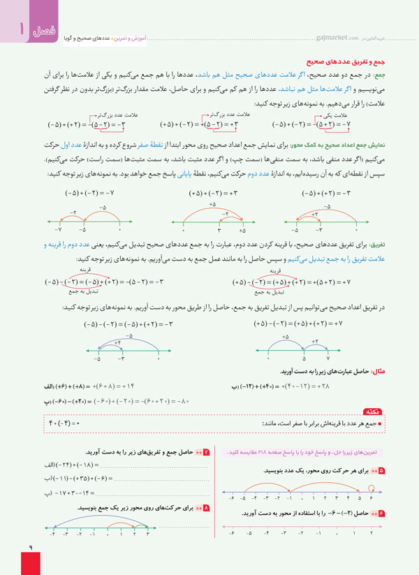 pdf سیر تا پیاز ریاضی هشتم گاج